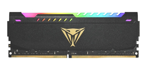 Memoria RAM Viper Steel RGB gamer color negro 8GB 1 Patriot PVSR48G320C8