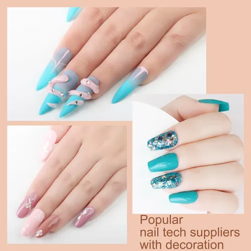 Kit Esmaltes Semipermanente 73 Piezas Con Lampara Uñas 54w