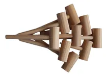 Comprar Combo 10 Martillos De Madera Para Torta Piñata