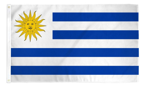 Bandera De Uruguay 60 Cm X 40 Cm 