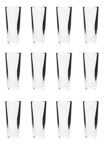 comprar 12 Tequileros Shot De Vidrio 1.5 Oz 50 Ml - 12 Pzas Color Transparente