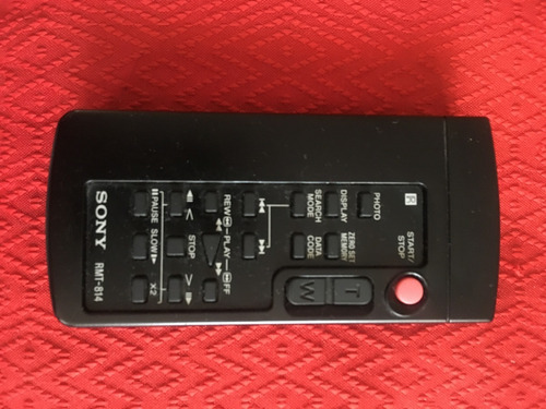 Sony Control Remoto Rmt 814, Para Videocámaras Dcr-