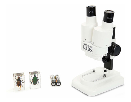 Celestron S20 Microscopio Estéreo Portátil Con 20x De Alime