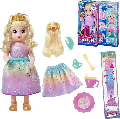 Muñeca Baby Alive Grow Up Princesa Ellie Muñeca Que Crece