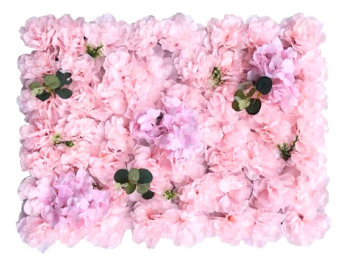 Pared De Flores Artificiales Oweru Panel Decorativo 60x40cm