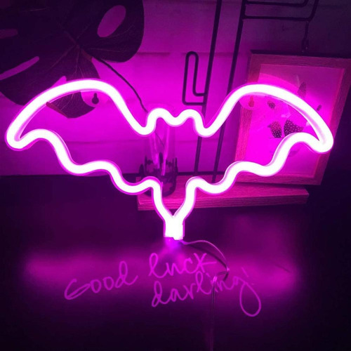 / Letreros De Neón De Halloween Con Luces Led Usb