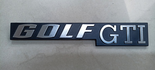 Emblema Original Golf Gti Mk1 Europeo Nuevo (Usado)