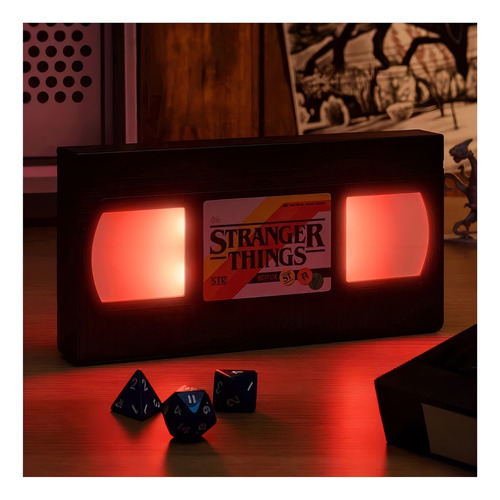 Luminária Paladone Stranger Things Vhs Logo Light
