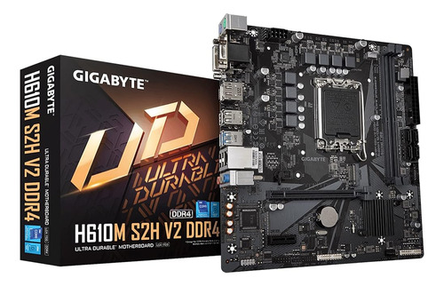 Gigabyte H610m S2h V2 Ddr4 (h610/ Intel/lga 1700/ Micro Atx/