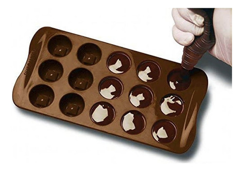 Qe1 7 Moldes Silicon Hornear Reposteria Pastel Chocolate
