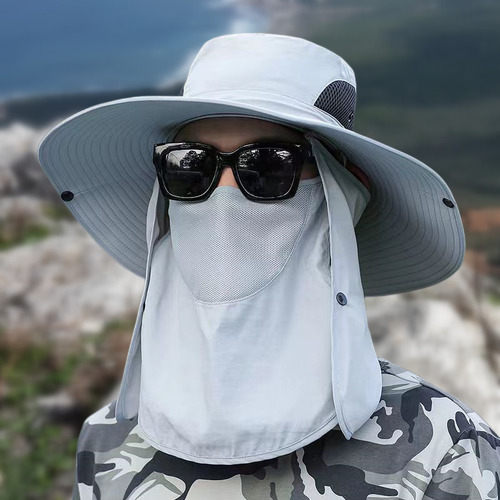 Sombrero De Pescador Con Protección Solar Y Ala Ancha