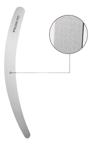 Lima Metalica Laser Staleks Expert Pro P/uña Natural 170mm