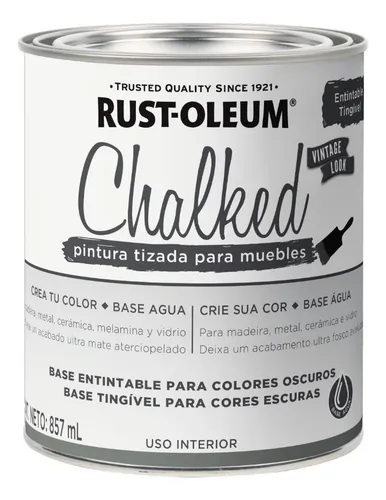 comprar Pintura Tizada Chalked Muebles Rust Oleum 887ml Entintable