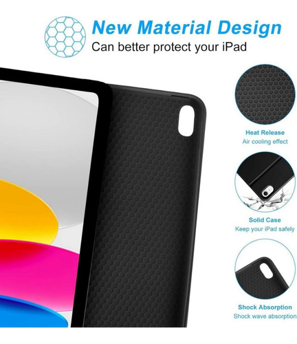 Funda Con Teclado Para iPad Air 4/5 Generación 10.9 Español