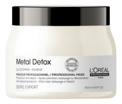 Pack Metal Detox Shampoo 1500ml + Mascara 500ml Loreal