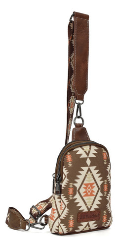 Bandolera de lona con cremallera Boho C Color Un Ethnic