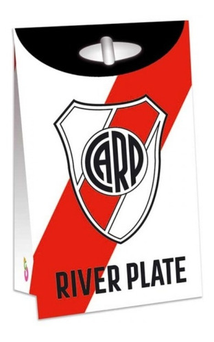 Pack X 8 - Bolsitas Cartón  Fuelle Y Cierre - River Plate