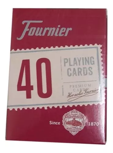 Fournier Poker 818 Jumbo Index Premium Cards Red 