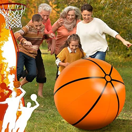 Meooeck 2 Pelotas Inflables De 27 Pulgadas, Pelotas Inflable