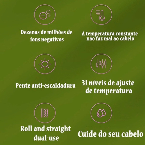 Escova Básica De Alisamento De Cabelo Anion 2 X 1