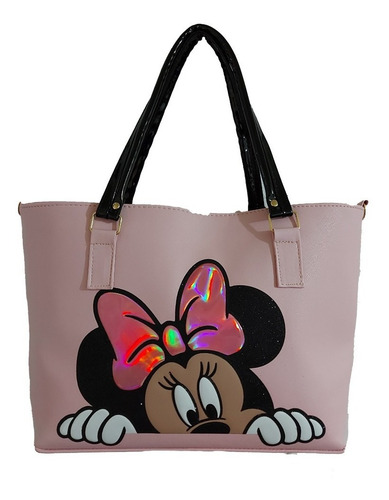 Imagen 1 de 6 de Bolsa De Mano De Disney De Minnie Mouse En Color Rosa 1