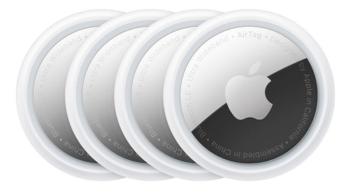 Imagen 1 de 5 de Rastreador Airtag Apple Ip67 4 Unidades Latentación