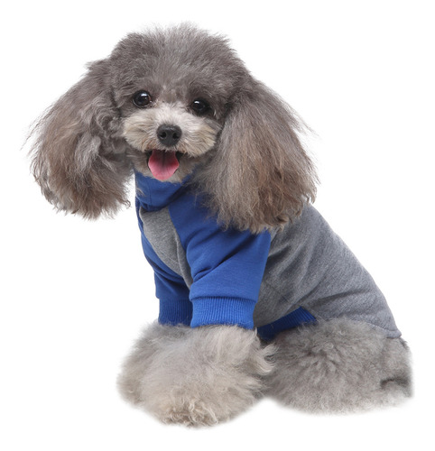 Jersey K Pet Clothes Con Cuello Alto A Rayas En Color, Dos P