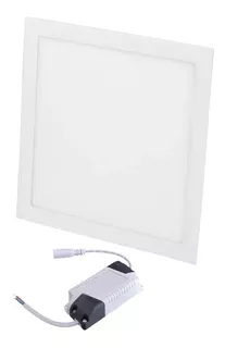 Luminária Led Plafon 30x30 Embutir Bivolt Branco Frio 32w