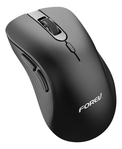 Mouse Inalámbrico Con Botón Lateral Negro Forev Fv-g200