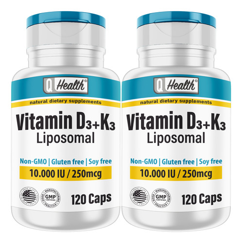 Vitamina D3 Liposomal 240 Caps - Unidad a $932