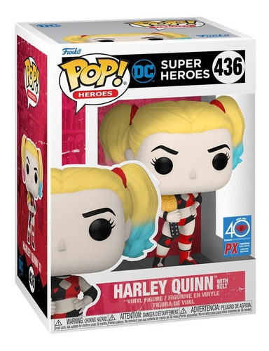 Funko Pop! Harley Quinn With Belt #436 Px Exclusive