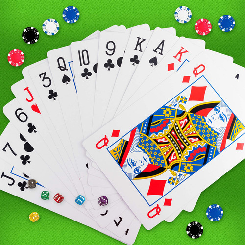 Juego De Cartas Gigantes Completo Para Fiesta Familiar 25 X