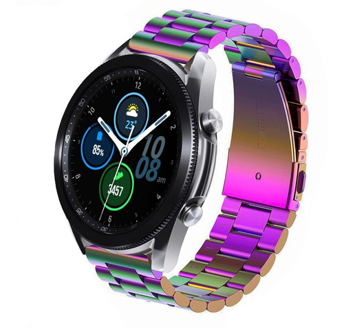 Correa De Eslabones Premium Para Galaxy Watch 3 45mm