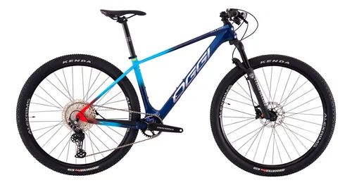 Bicicleta29OggiAgileSportCarbonShimanoDeore12vCorAzulTamanhoDoQuadro19