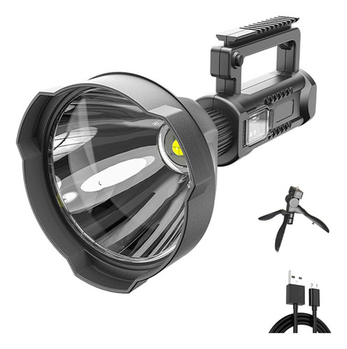 Nuevo Linterna Usb Led Linterna De Mano Impermeable W590
