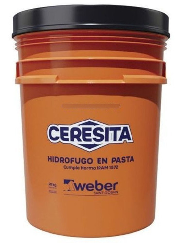 Ceresita Weber Aditivo Hidrofugo En Pasta Balde 4 Litros