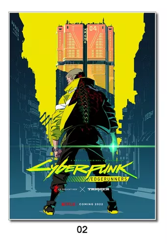 Poster #02 Anime Cyberpunk - Edgerunners