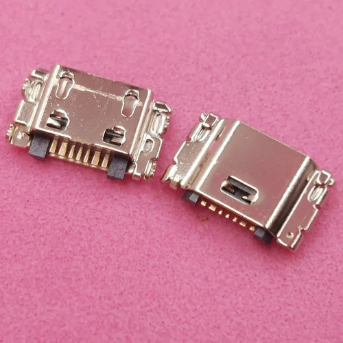5 Un. Conector De Carga Micro Usb P/ A01 Core Sm-a013m/ds