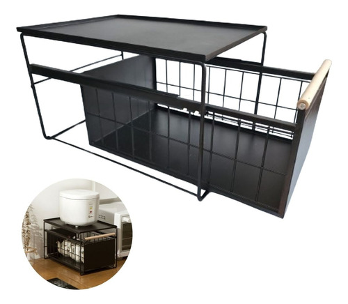 Organizador Cocina Estante Modular Repisa Hierro Deslizable 