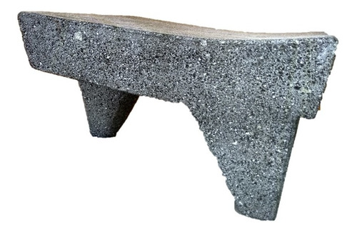 Metate De Piedra Volcanica De 28 Cm X 35 Cm.