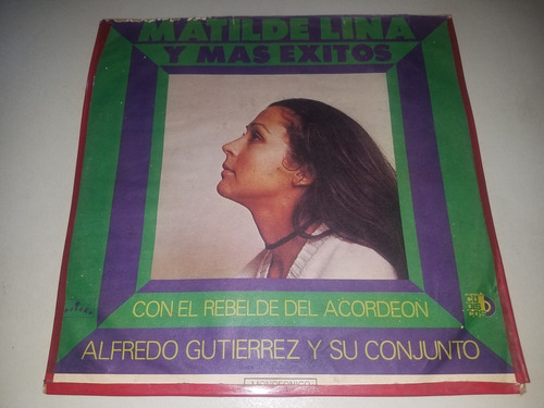 Lp Vinilo Alfredo Gutierrez Disco Matilde Lina  Vallenato