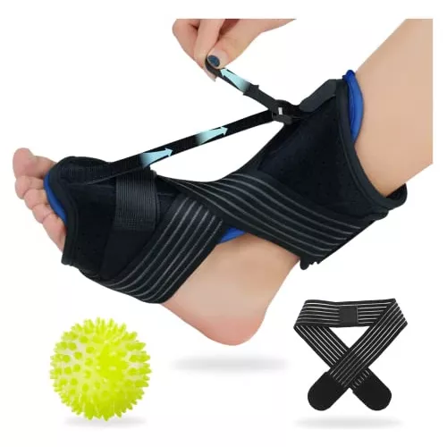 Upgraded Plantar Fasciitis Night Splint , Adjustable Plantar Fasciitis  Relief Night Splint for Women & Men, Relief Brace for Plantar Fasciitis  Relief