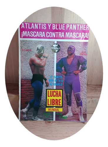 Revista Lucha Libre Mundial Num 1423 Atlantis Y Blue Panther