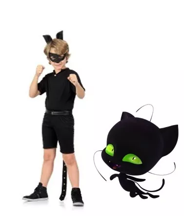 Fantasia Cat Noir Luxo Infantil Sulamericana - Infantis - Felix Fantasias