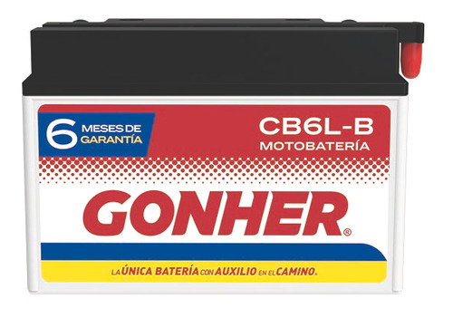 Bateria Moto Gonher Agm Cb6l-b | Italika Ft125 Xft125 Xr650l