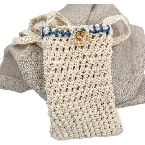 Cartera Bandolera Crochet Rectangular 