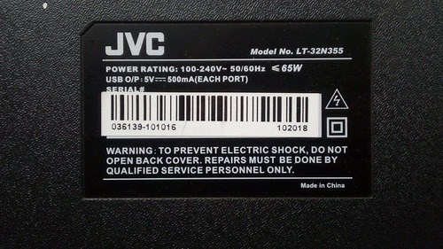 Placa Unica Led Jvc 32