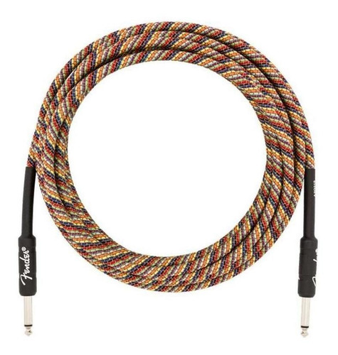 Cable Instrumento Fender Festival Arco Iris 18,6ft 5,5mts