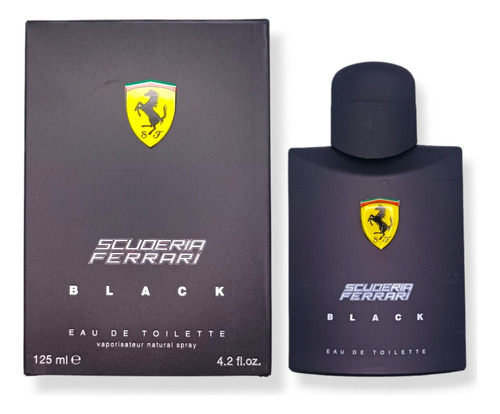 Perfume Scuderia Ferrari Black Caballero 125ml 