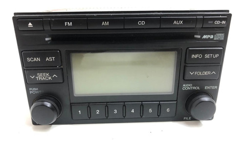 Rádio Cd Player Hyundai I30 61240655 Original #z2